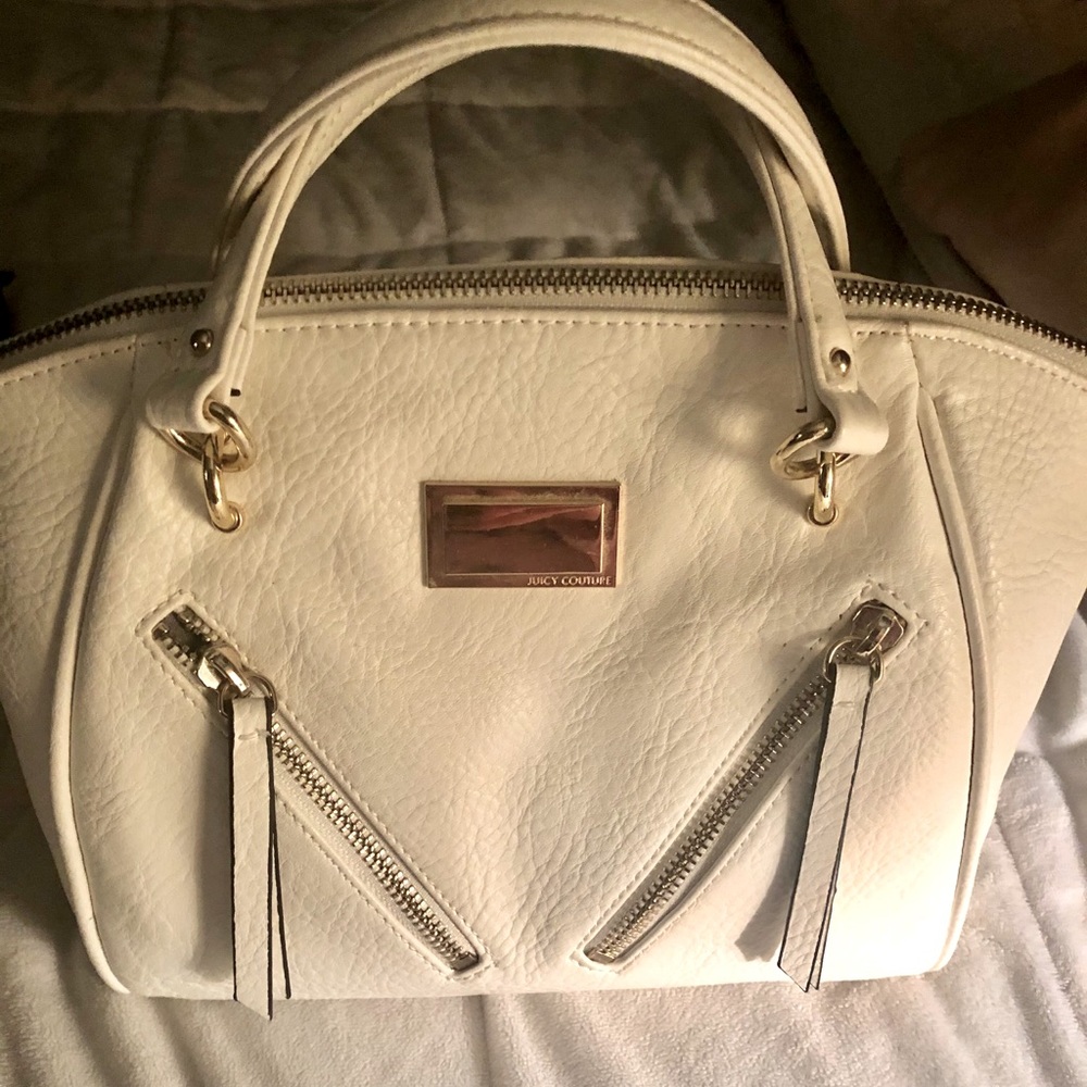 Juicy Couture white satchel